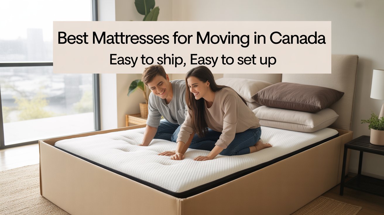 Best Mattresses for Moving in Canada: Easy to Ship, Easy to Set Up