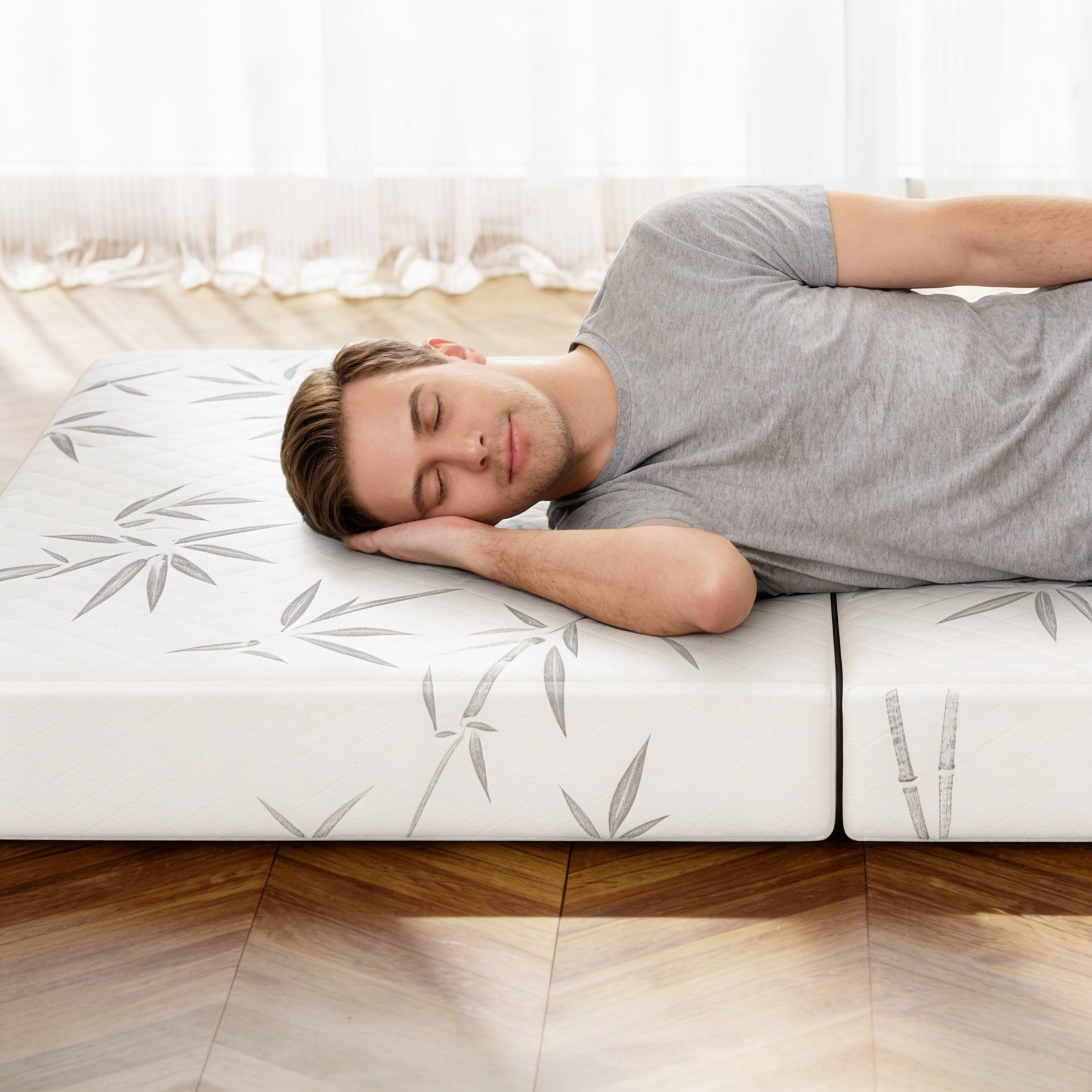 Luna Tri-Fold Portable Cheap Folding Mattress | Made in Canada