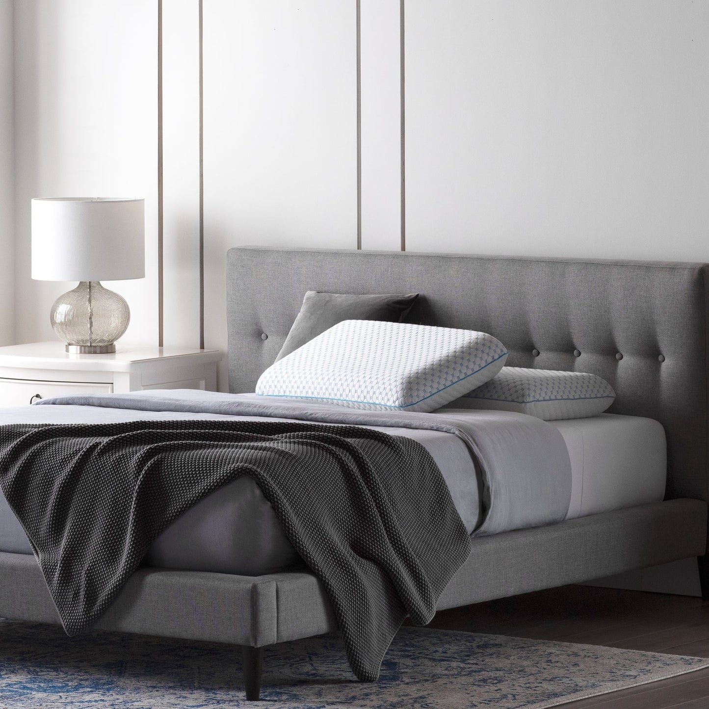 GEL MEMORY FOAM PILLOW WITH COOLING COVER - Seva Sleep