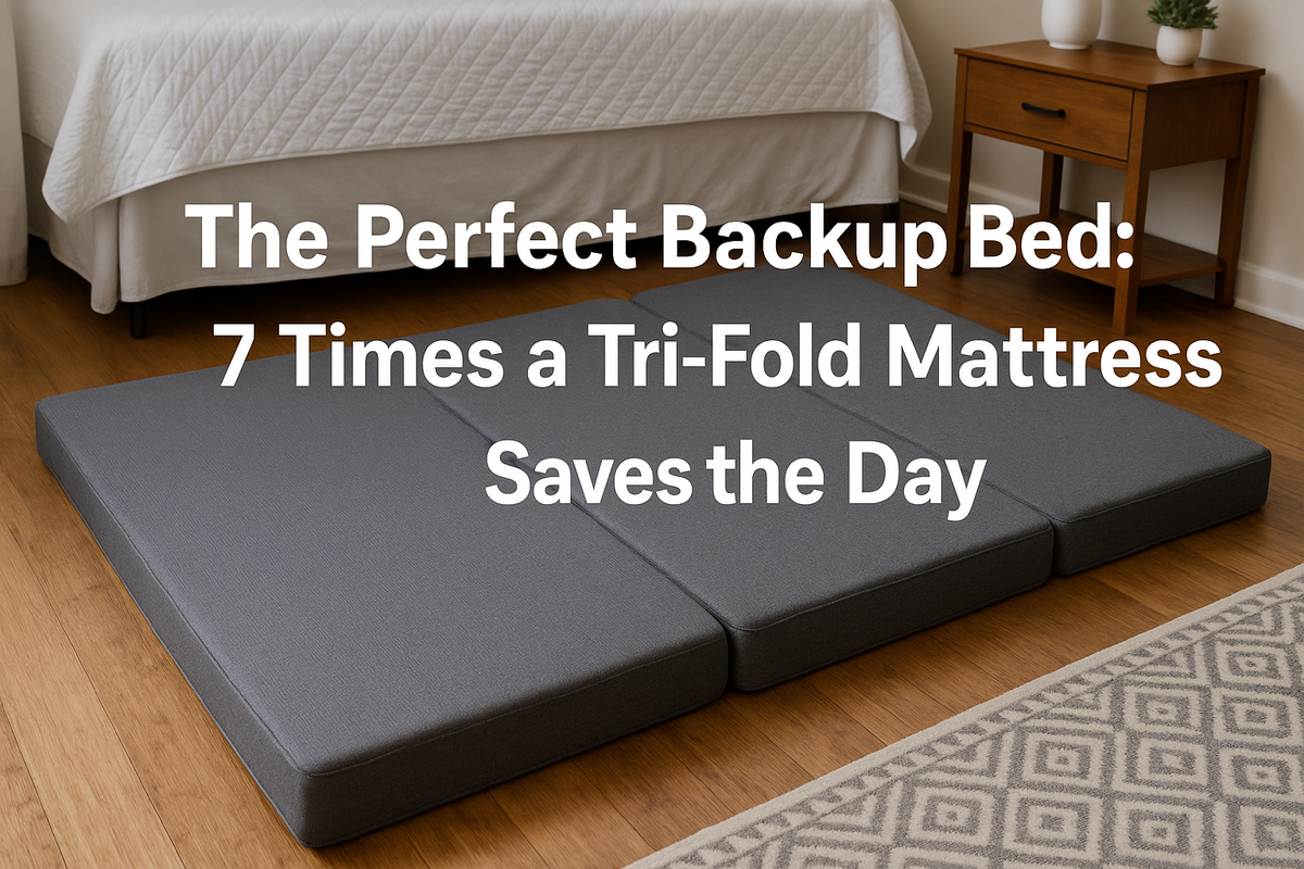 The Perfect Backup Bed: 7 Times a Tri-Fold Mattress Saves the Day
