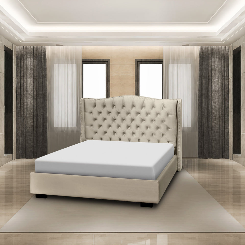 CATALANIA UPHOLSTERED BED - Seva Sleep