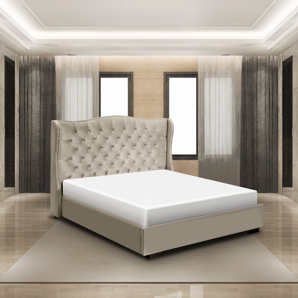 
                  
                    CATALANIA UPHOLSTERED BED - Seva Sleep
                  
                