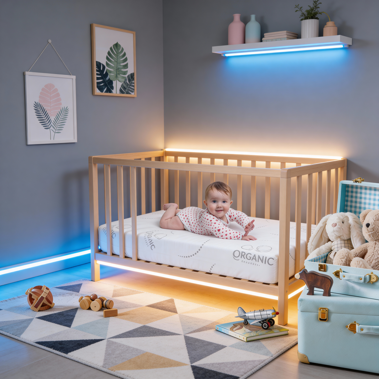 
                  
                    Premium Organic Cotton Crib Mattress
                  
                