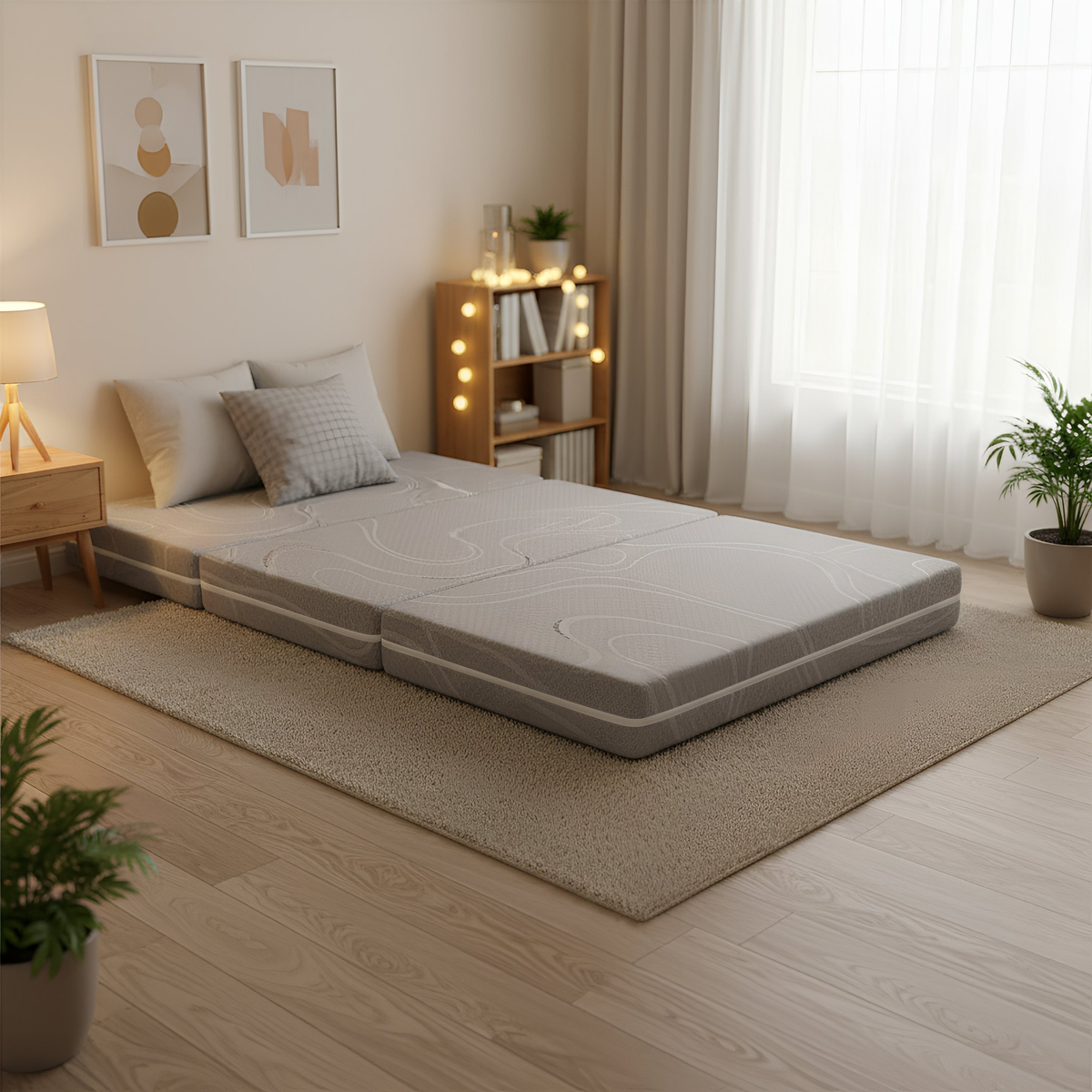 Melody Tri-Fold Mattress | Portable Foldable Mattress