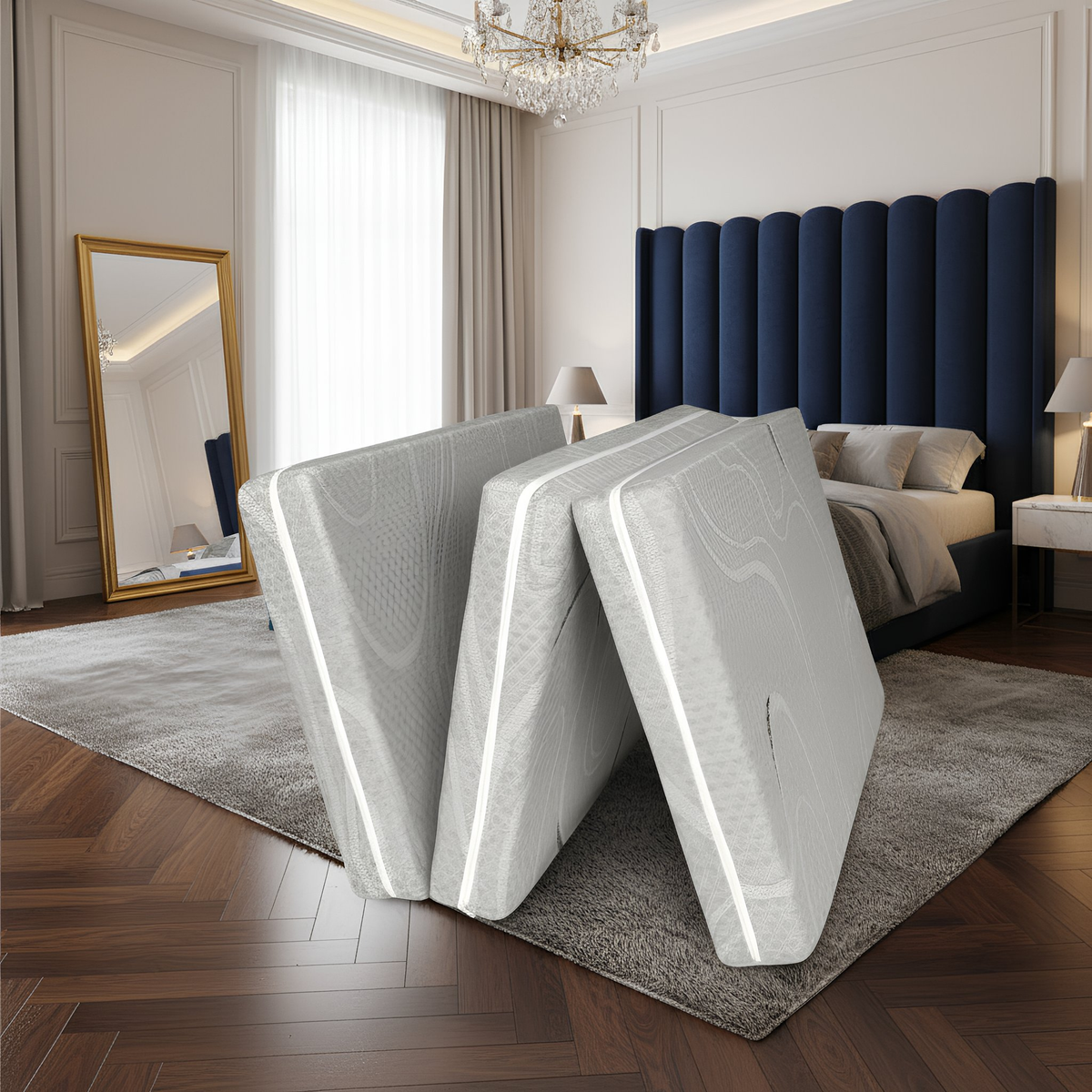 Melody Tri-Fold Mattress | Portable Foldable Mattress