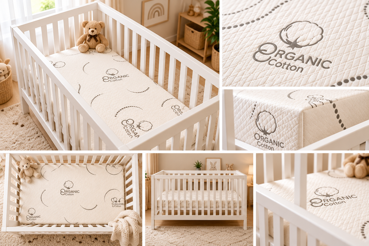 Premium Organic Cotton Crib Mattress