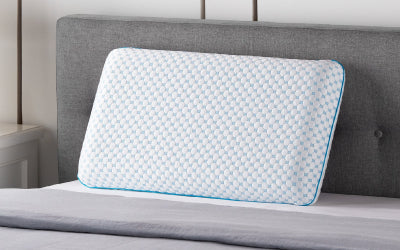 GEL MEMORY FOAM PILLOW WITH COOLING COVER - Seva Sleep