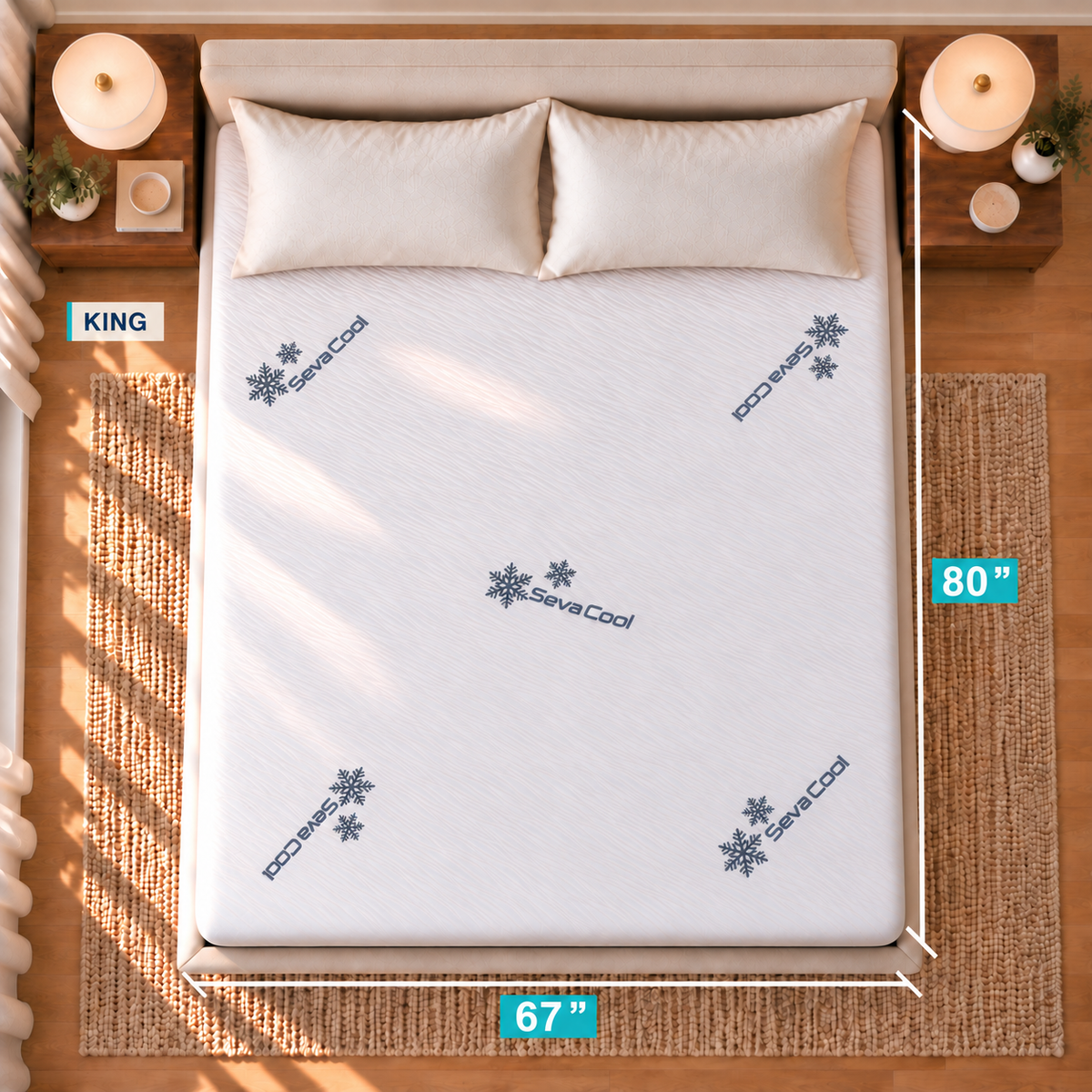 
                  
                    Seva Cool ChiroSupport Mattress Firm Comfort & Advanced Support
                  
                