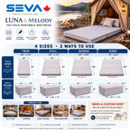 Melody Tri-Fold Mattress | Portable Foldable Mattress