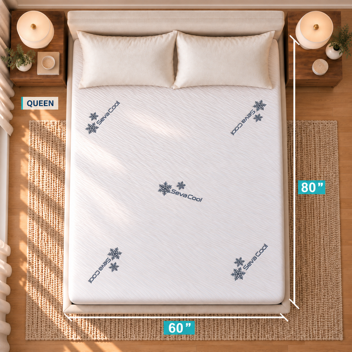 
                  
                    Seva Cool ChiroSupport Mattress Firm Comfort & Advanced Support
                  
                
